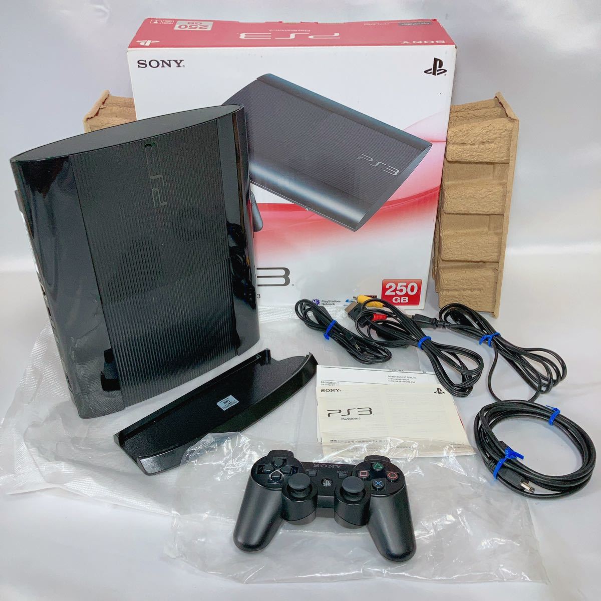 PS3 CECH-4000B 250GB 薄型 ブラック 箱付き 完品 / SONY PlayStation3