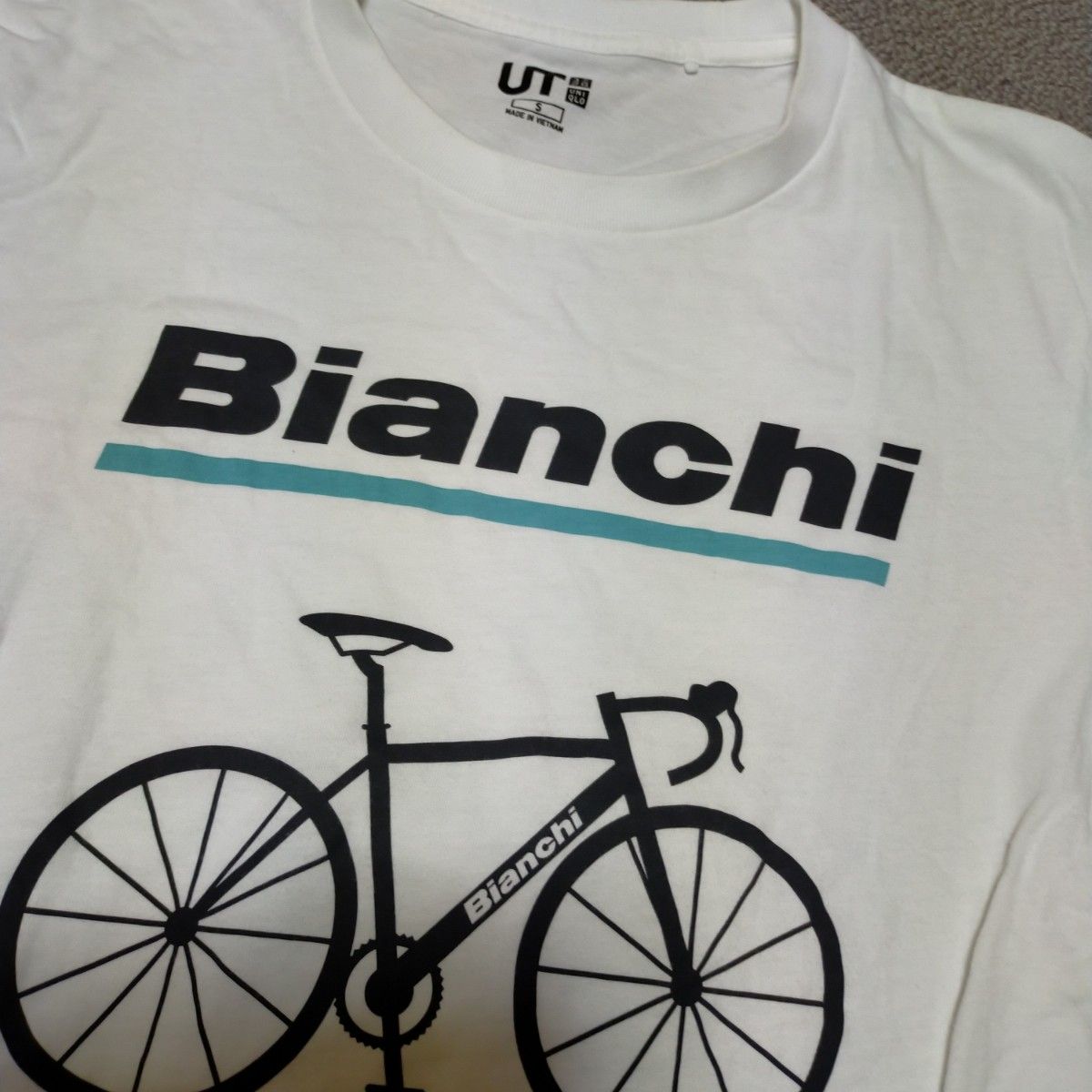ユニクロ　Bianchi ビアンキ　Tシャツ　半袖