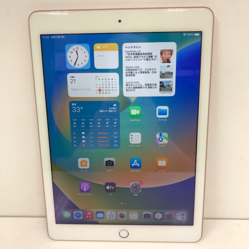 Apple アップル iPad 第６世代 GB MRJN2J/A A ピンクゴールド Wi