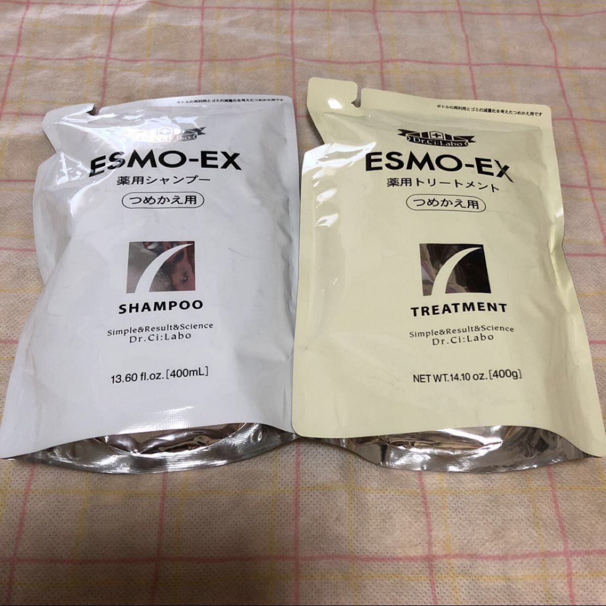 ドクターシーラボ　ESMO- EX 薬用シャンプー　薬用トリートメント　つめかえ用