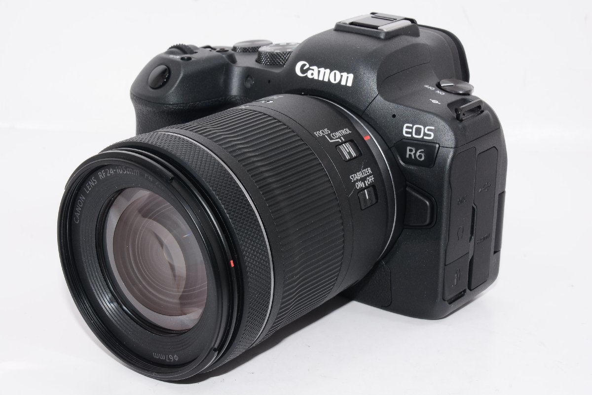 【外観特上級】Canon ミラーレス一眼カメラ EOS R6 RF24-105 IS STM レンズキット EOSR6-24105ISSTMLK