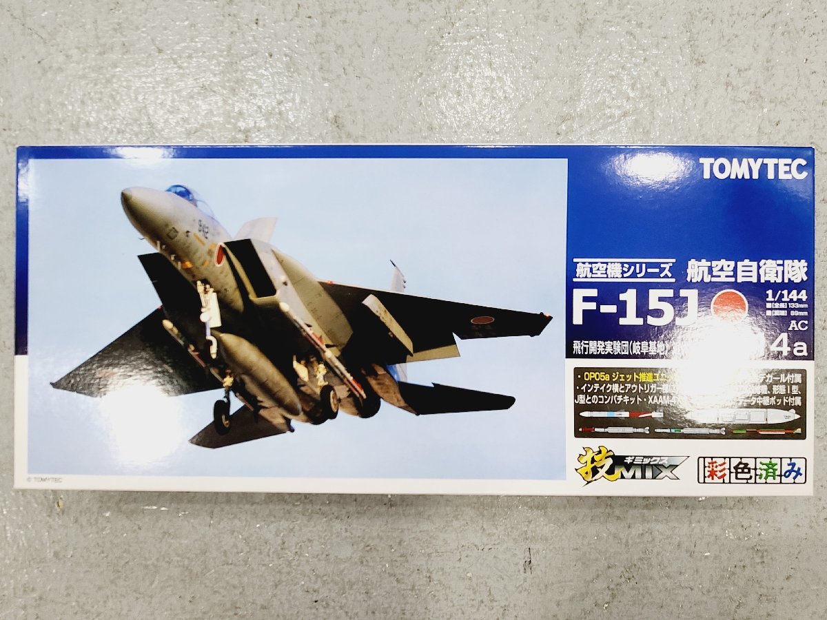 △【3】未組立TOMYTECH/トミーテック1/144 技MIX 航空自衛隊AC14a F