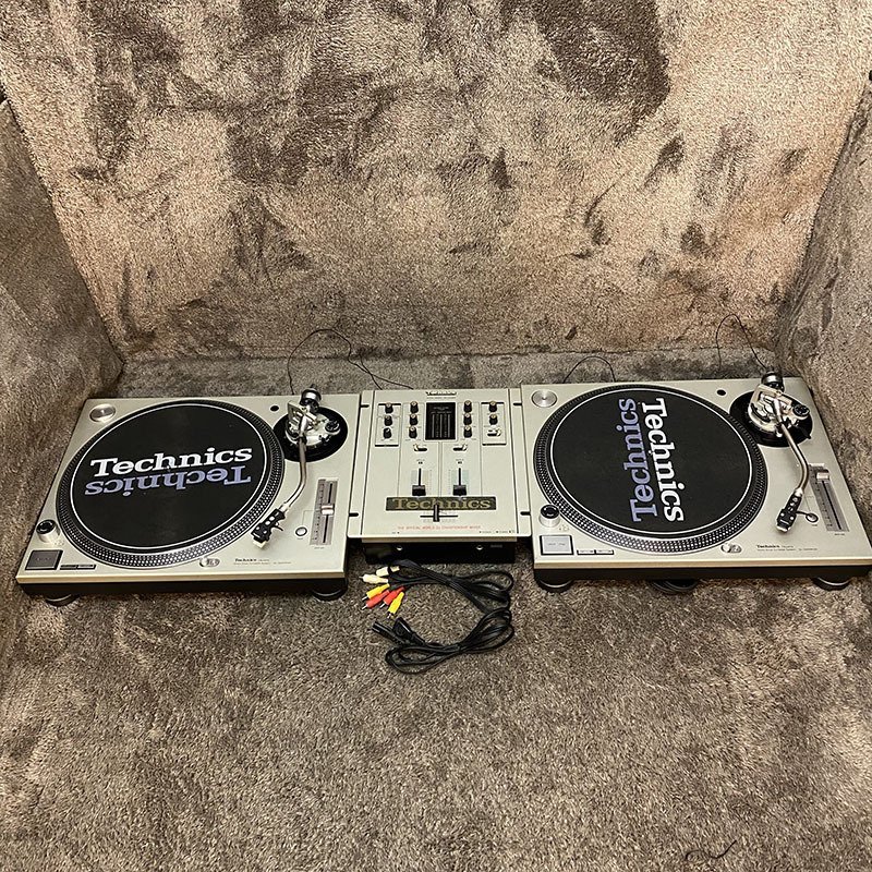 〇【中古】Technics SL-1200MK3D 2台 / SH-DJ1200 ミキサー DJセット