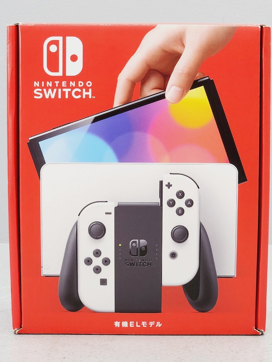 △初期化済み Nintendo Switch/ニンテンドースイッチ 本体 有機EL