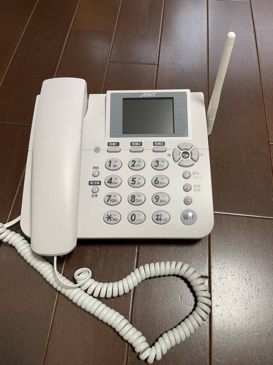 ホムテル3G AK-010 固定電話型SIMフリー電話機 USED美品 (電話機一般
