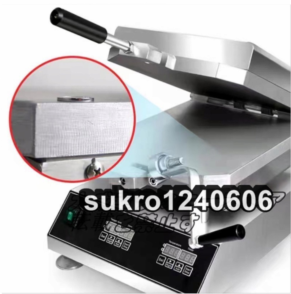 せんべい焼き機 電気 イカせんべい プレス式 両面焼き単相 ス せんべい焼き機 電気 イカせんべい プレス式 両面焼き単相 ス