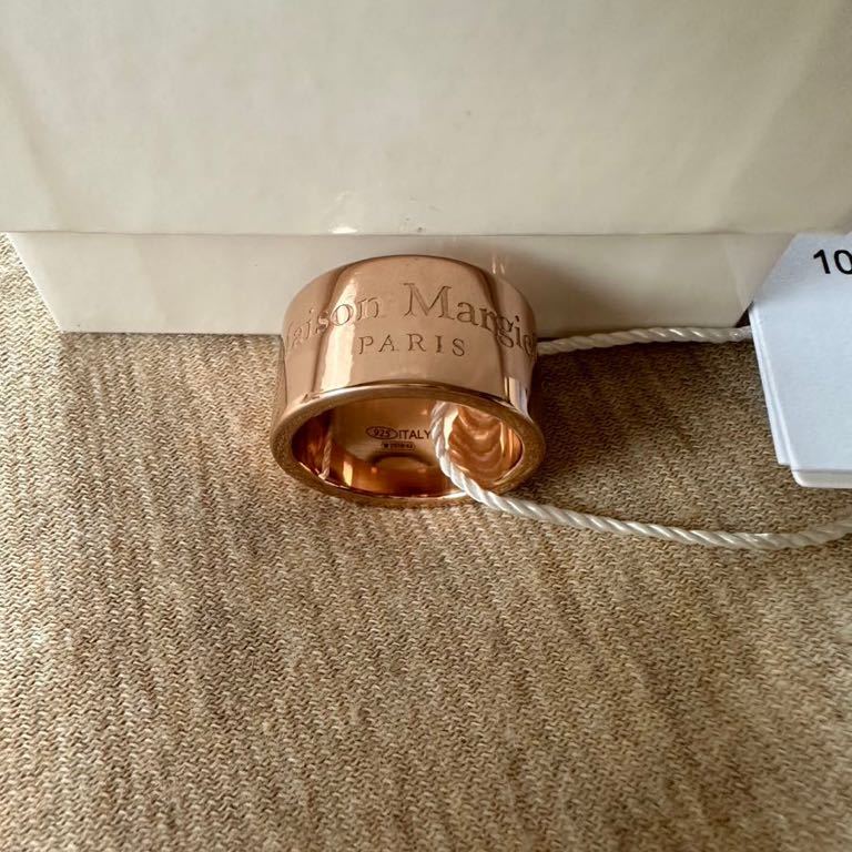 5 новый товар 50%off mezzo n Margiela бренд Logo кольцо кольцо rose Gold 23SS 5 14 номер Maison Margiela 11 мужской женский серебряный производства 