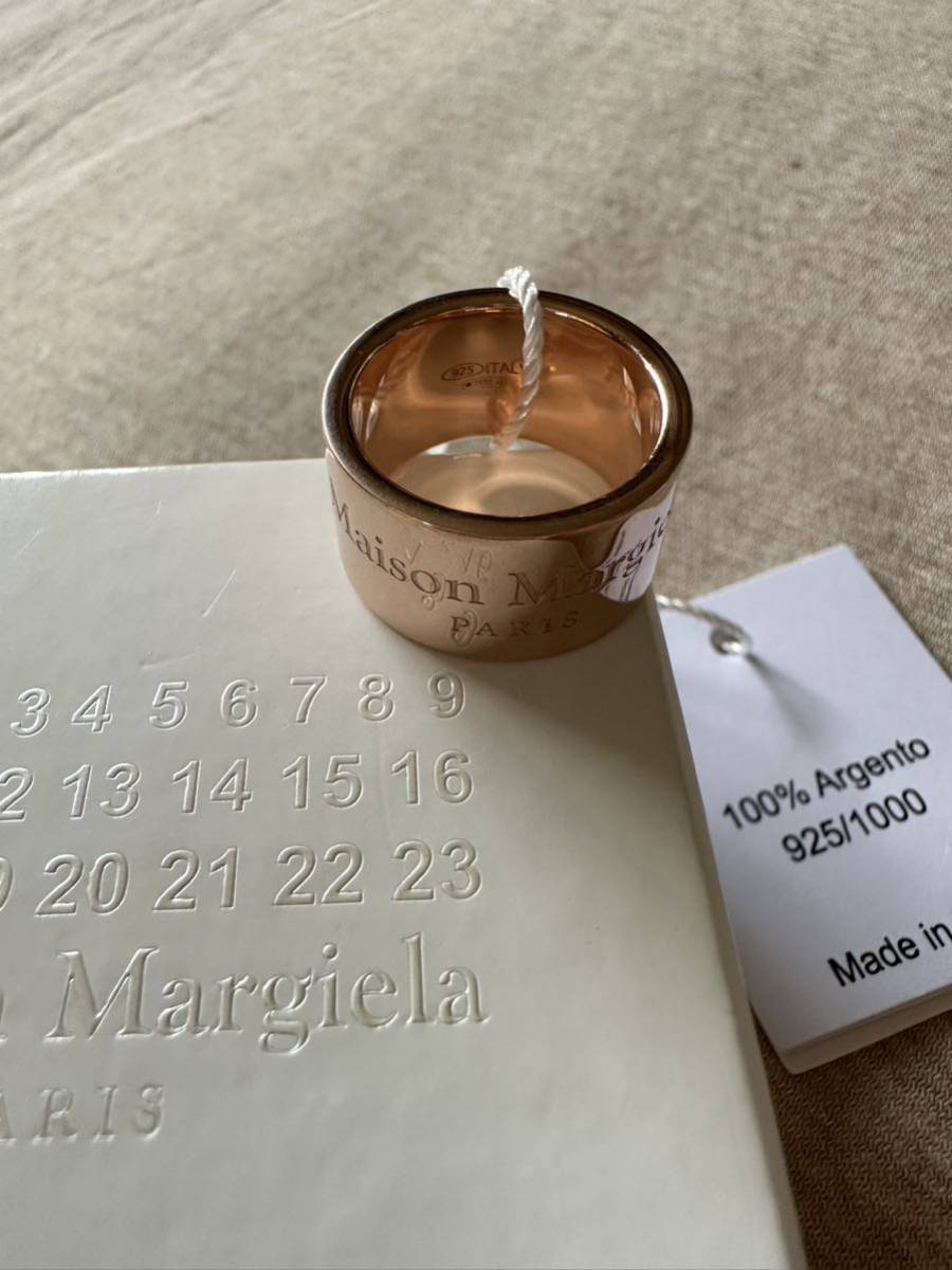 5 новый товар 50%off mezzo n Margiela бренд Logo кольцо кольцо rose Gold 23SS 5 14 номер Maison Margiela 11 мужской женский серебряный производства 