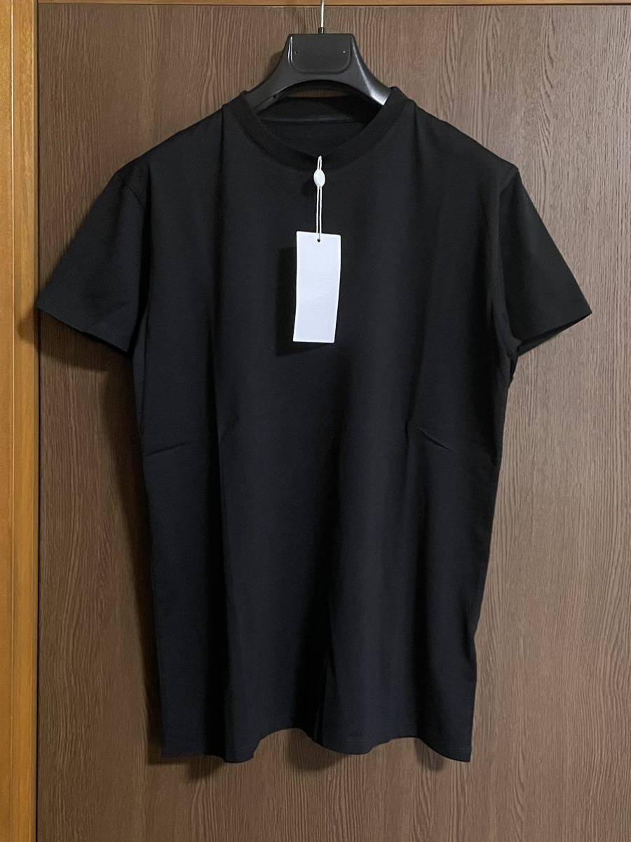 黒L新品 メゾンマルジェラ レギュラー コットン Tシャツ 21AW size L 黒 50 Maison Margiela 10 メンズ 半袖 カットソー ブラック