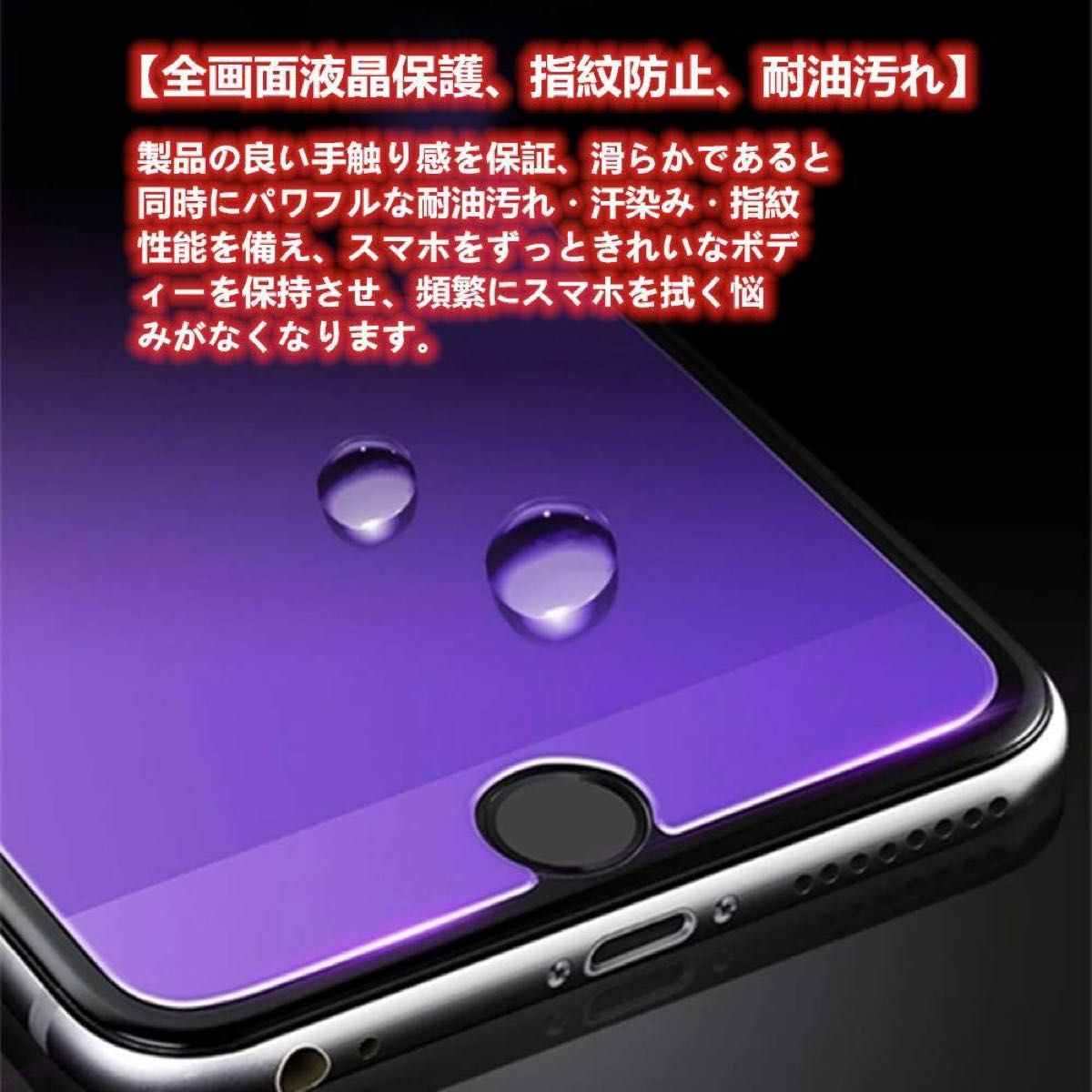 iPhone 14Pro アンチグレア ＆ ブルーライトカット 強化ガラス ガラスフィルム　指紋防止 フィルム 反射防止　さらさら