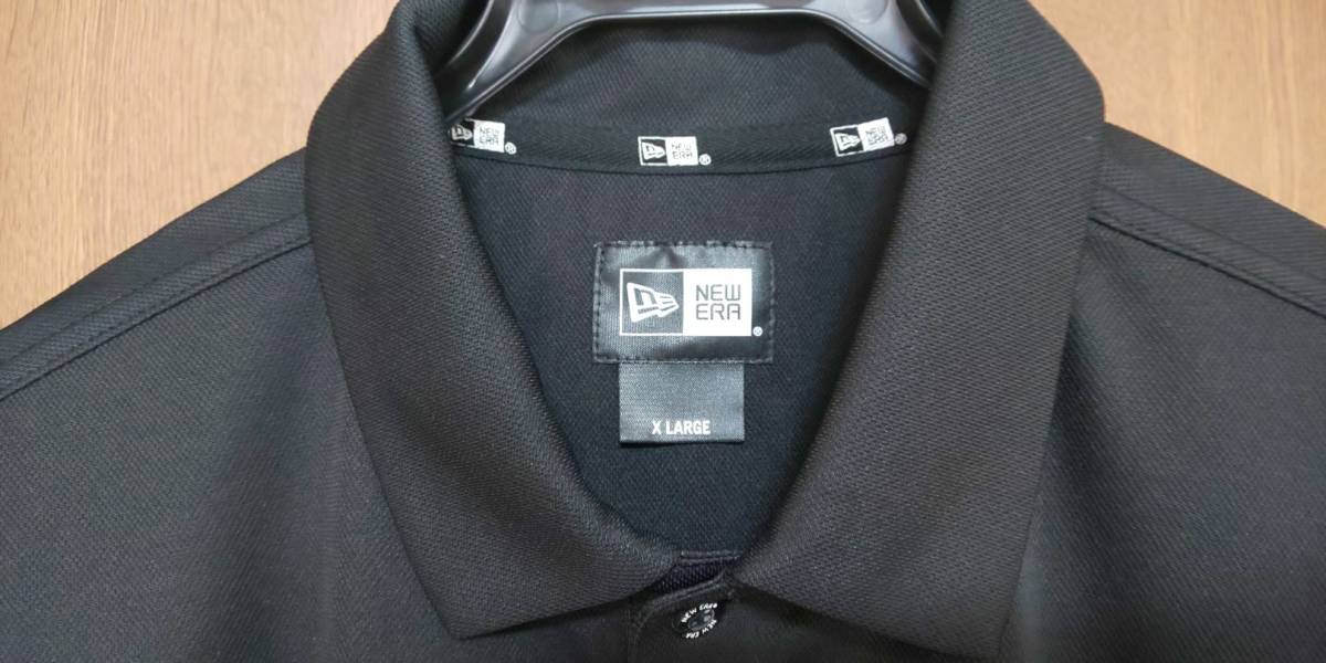 NEW ERA polo-shirt with short sleeves black XL unused 