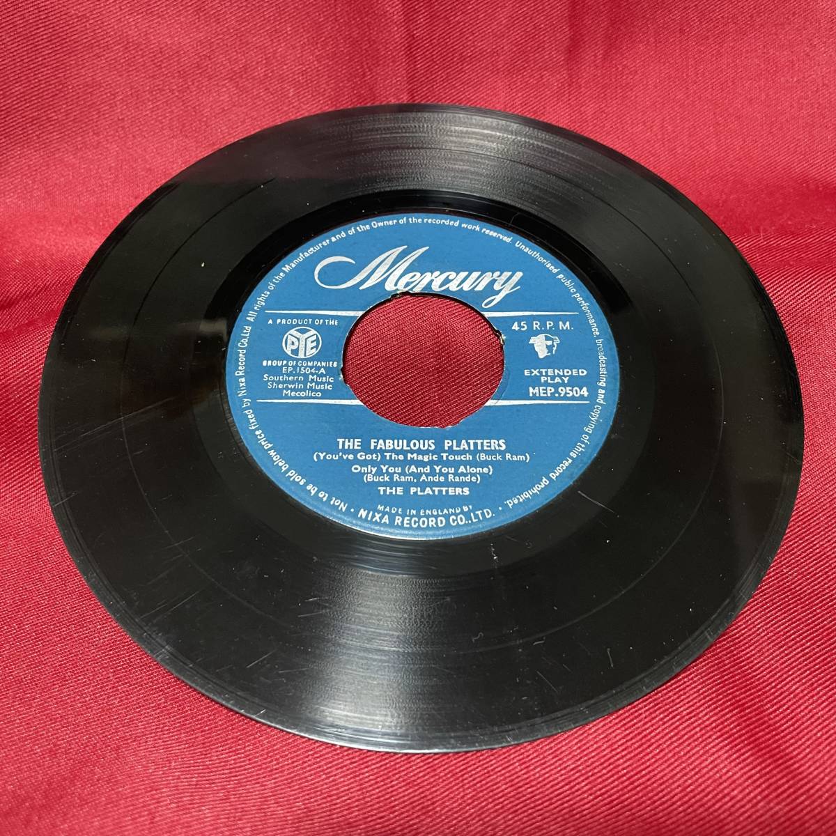 ◆UKorg7”EP!◆THE PLATTERS◆THE FABULOUS PLATTERS◆_画像6