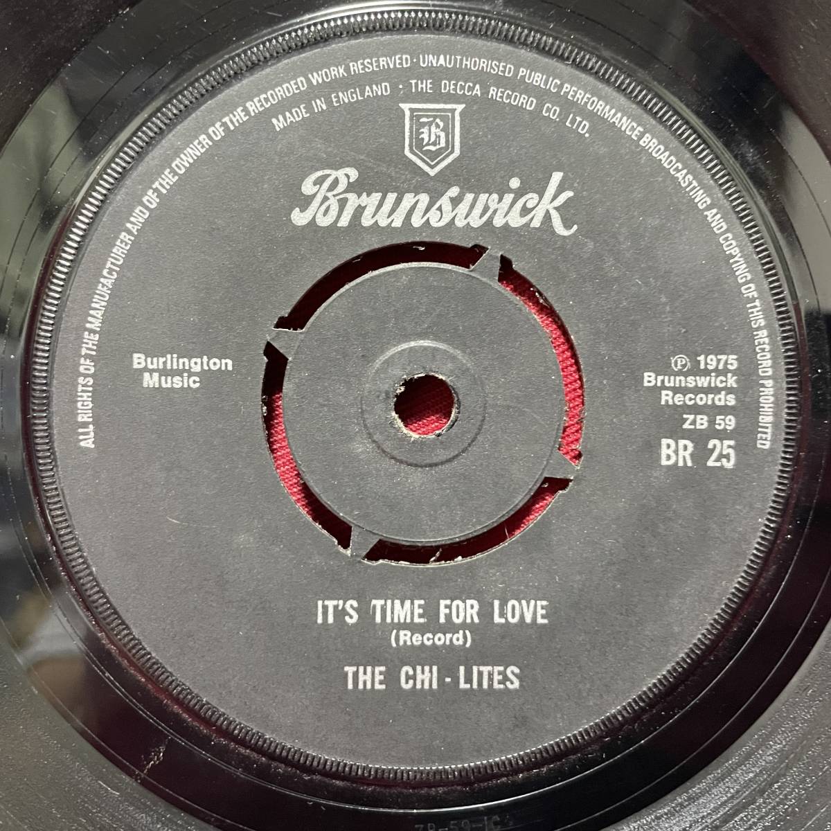 ◆UKorg7”s!◆THE CHI-LITES◆IT'S TIME FOR LOVE◆_画像2