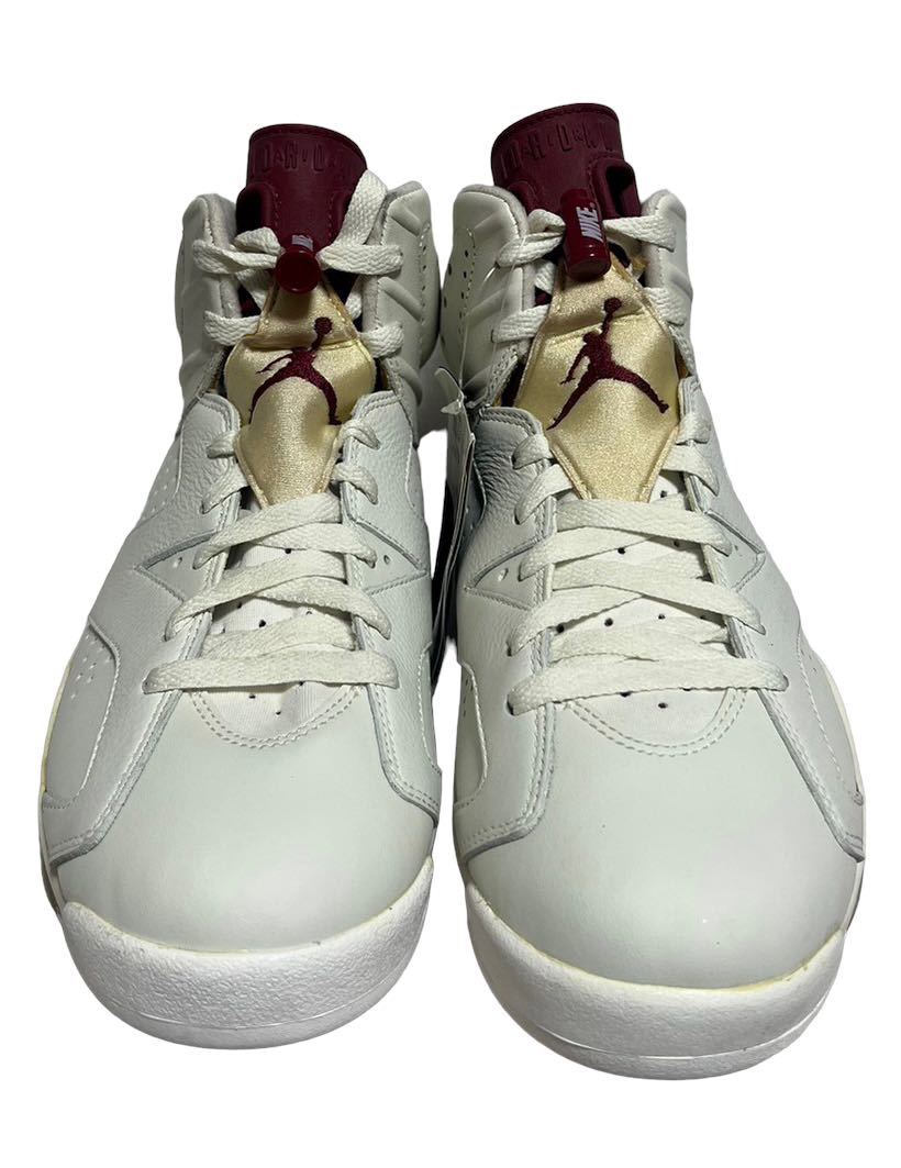 未使用品 15年 NIKE 384664-116 AIR JORDAN6 RETRO Maroon エア ジョーダン 7 レトロ マルーン US9 27㎝_画像3