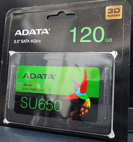 即決 未開封 新品 送料無料 ADATA 120GB SSD Ultimate SU650 ASU650SS-120GT-R ADATA 2.5インチ SATA SU650