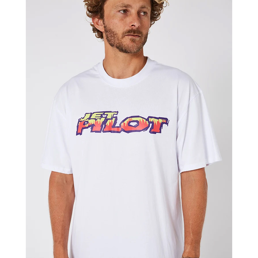 ジェットパイロット JETPILOT ビンテージ 2024 Tシャツ 送料無料 カラー ビジョン Tシャツ S23500 ホワイト S_画像3