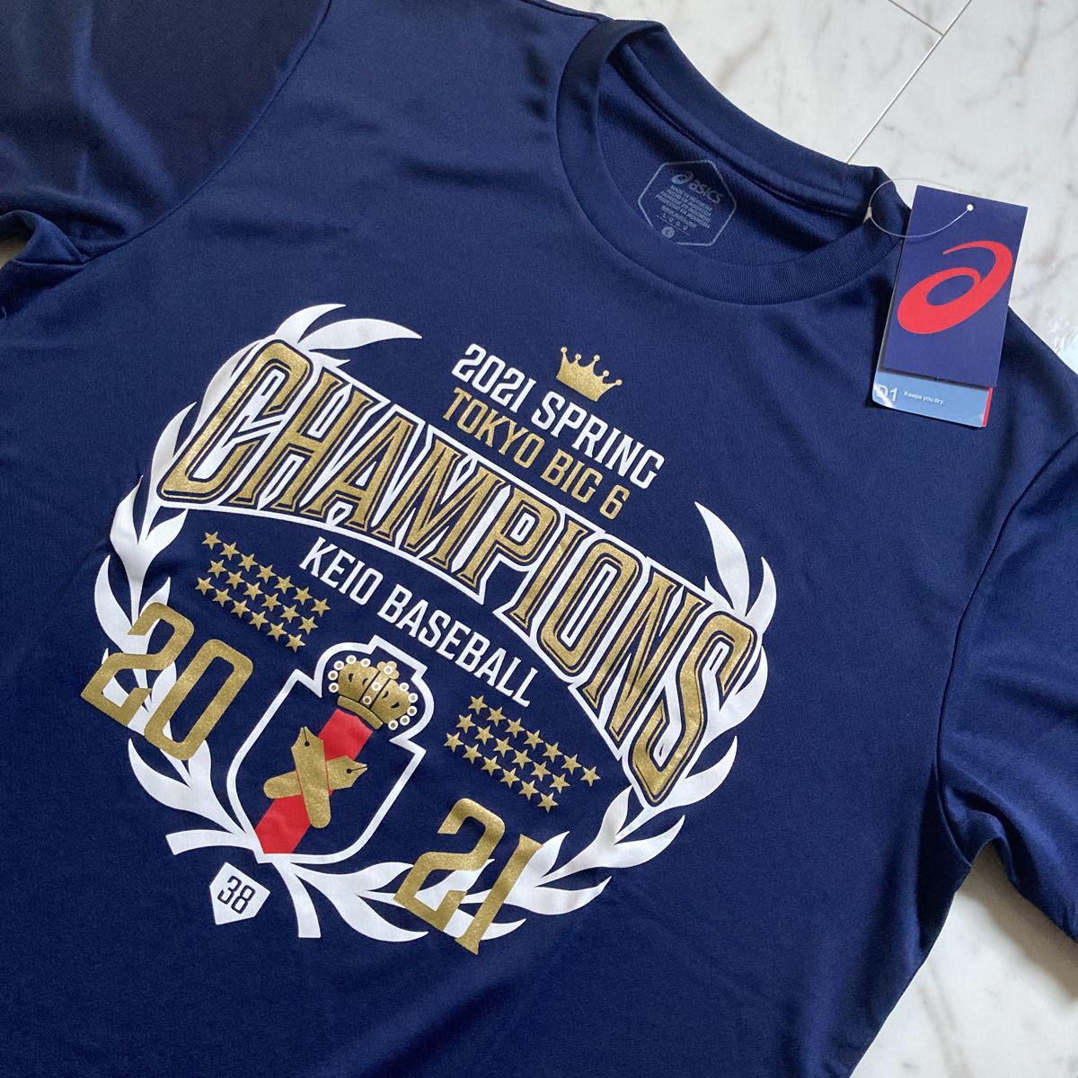 新品慶應義塾大学野球部優勝記念Tシャツ東京六大学野球 新品慶應義塾大学野球部優勝記念Tシャツ東京六大学野球