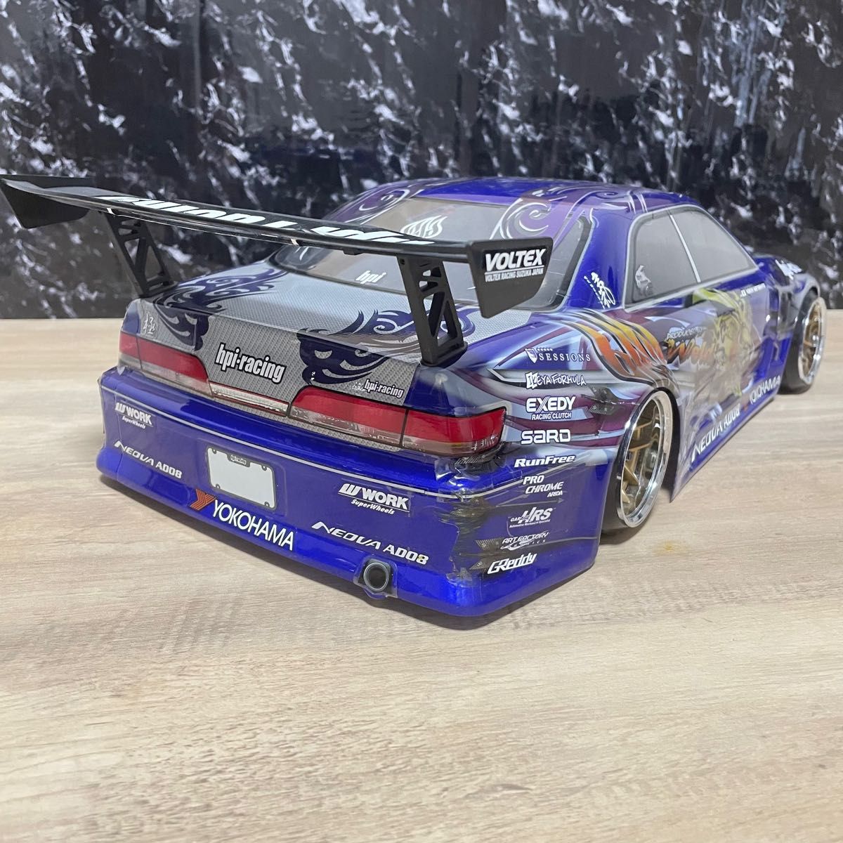 hpi トヨタ　マーク2　ドリフト　1/10 ラジコン　ボディ　rc ドリフト JZX100 ボディ 塗装済み