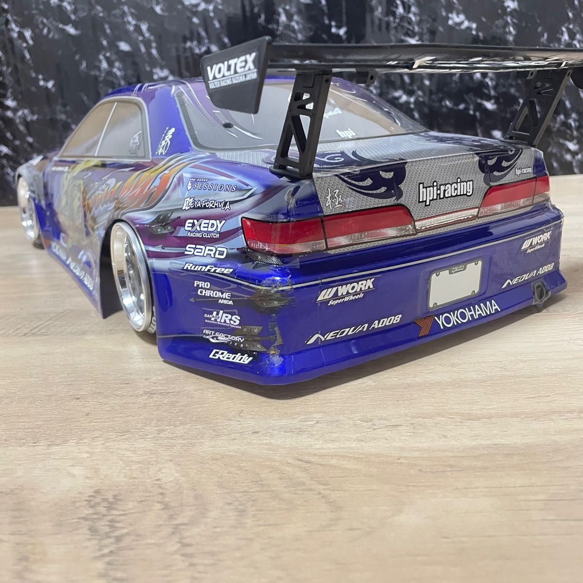 hpi トヨタ　マーク2　ドリフト　1/10 ラジコン　ボディ　rc ドリフト JZX100 ボディ 塗装済み