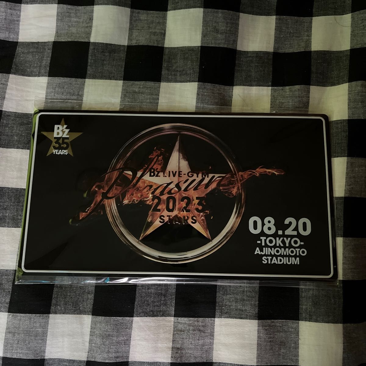 B'z Pleasure 2023 STARS メモリアルプレート 味の素スタジアム 08.20