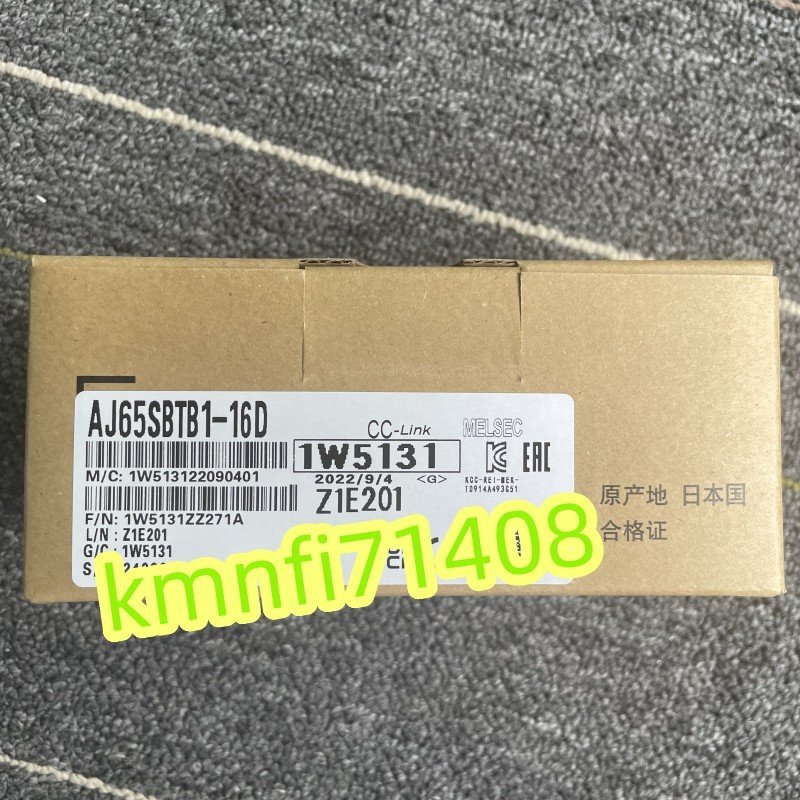 リアル 【新品】 三菱電機 CC-Link 入力ユニット AJ65SBTB1-16D ☆6