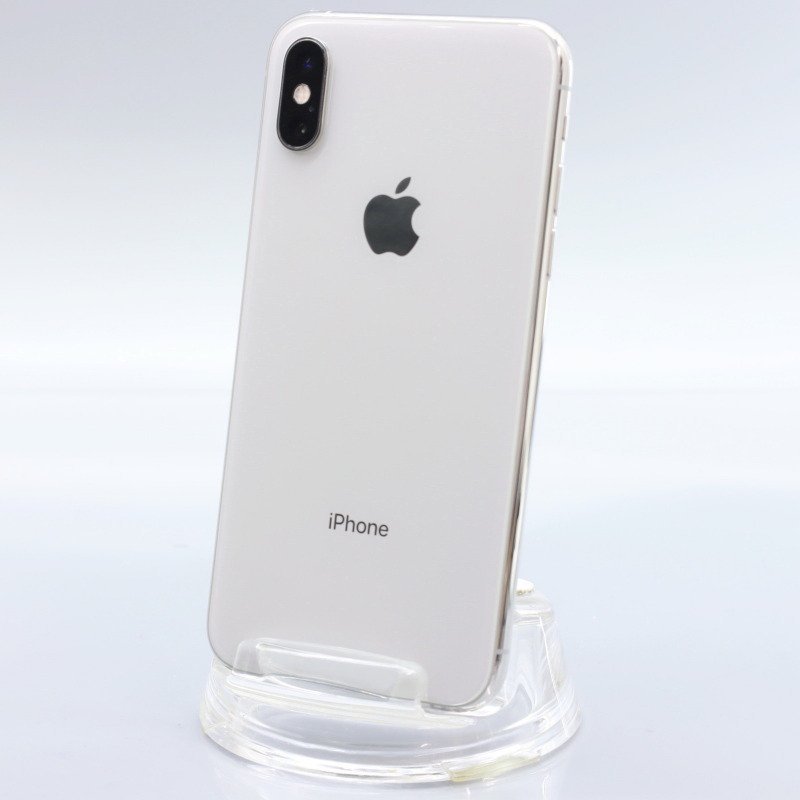 Apple iPhoneXS 64GB Silver A2098 MTAX2J/A バッテリ82% □au