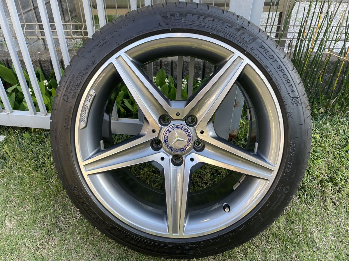 メルセデスベンツ W205 純正ホイール&タイヤ4本セット AMG 225 メルセデスベンツ W205 純正ホイール&タイヤ4本セット AMG 225