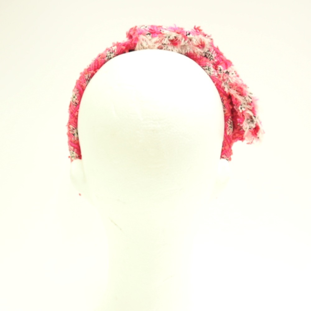 CHANEL/シャネル ツイード カチューシャ ヘアバンド ヘアアクセサリー