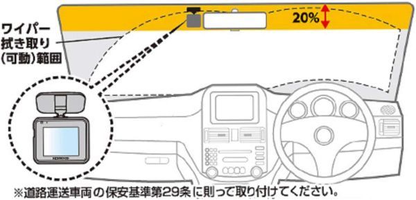 ★送料無料★新品未開封品★KENWOOD ケンウッド ドライブレコーダー フルハイビジョン DRV-355_画像4