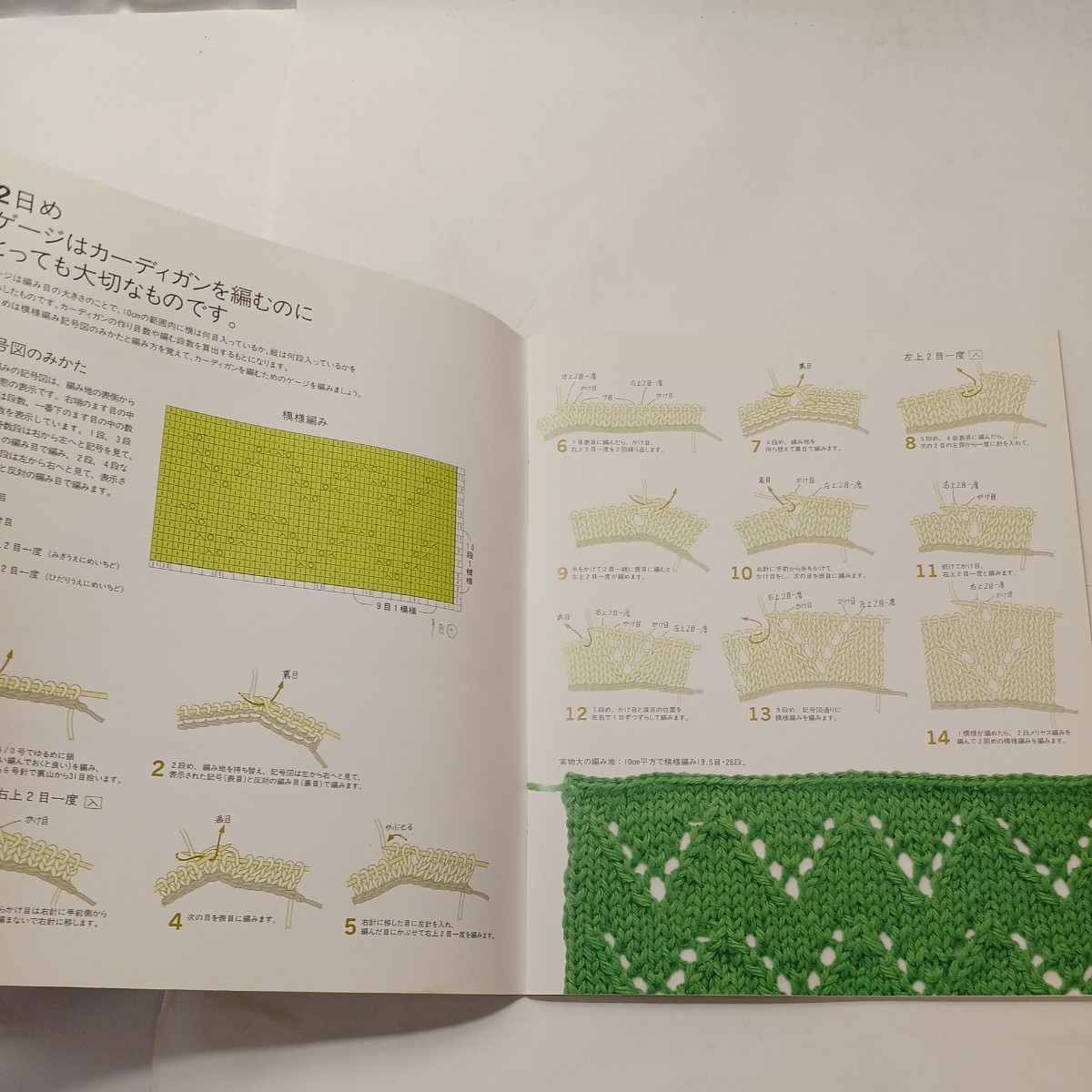 zaa-493♪Let’s　knit　series はじめての手あみカーディガン - 糸の選び方から仕上げまで 日本ヴォーグ社（2004/09発売）_画像6