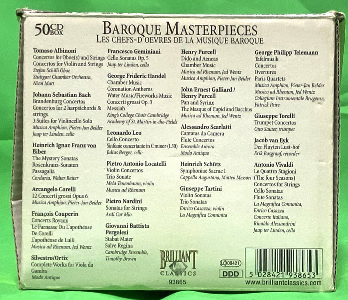 BRILLIANT BAROQUE MASTERPIECES (50CD BOX) + CD-ROM付きの限定盤　廃盤貴重品！_画像3