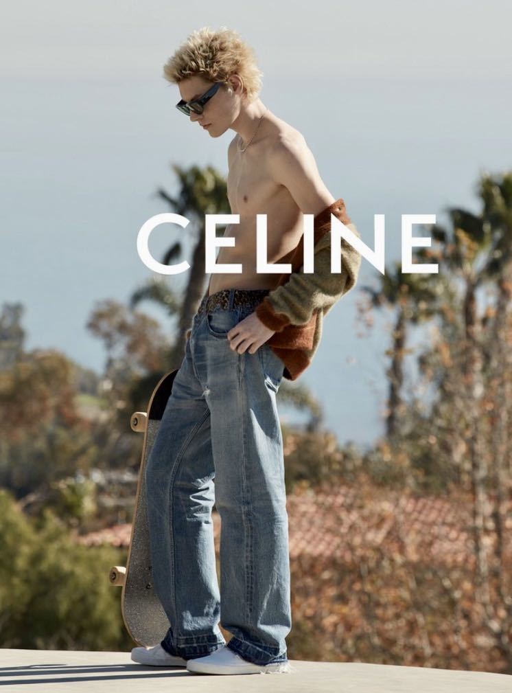 21AW Celine セリーヌ ウェスリージーンズ 27 デニム エディスリマン 2N851033S クラッシュ 2021_画像5