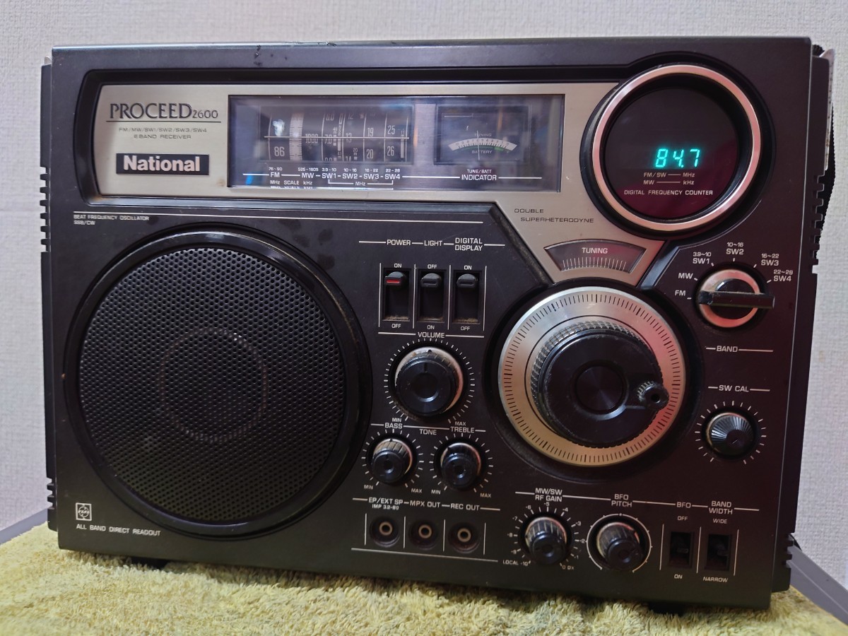 お試し価格！】 ナショナル ラジオ ＲＦ－２６００ 中古品 National