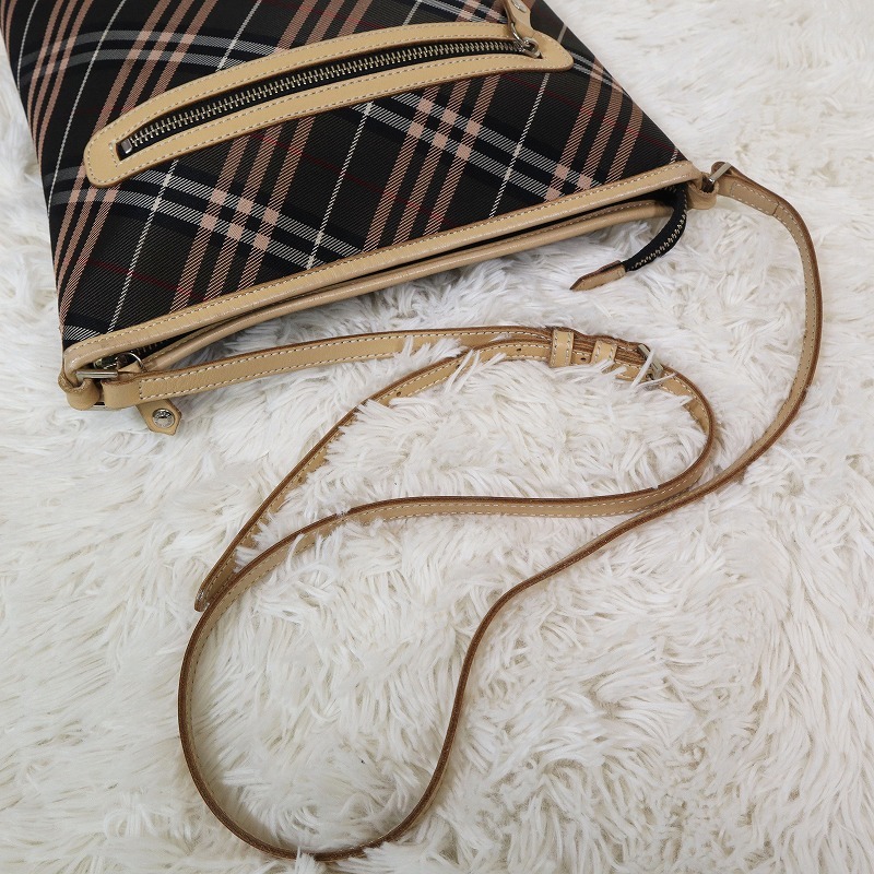 美品 BURBERRY BLUE LABEL バーバリーブルーレーベル ショルダーバッグ