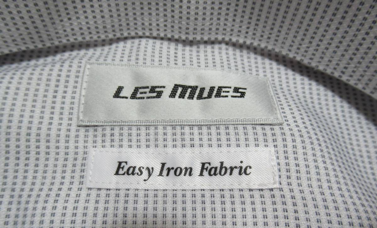 未使用品★LES MUES/レミュー◎シャツ レギュラーカラー 織り柄 Easy Iron イージーアイロン 山喜株式会社の画像6