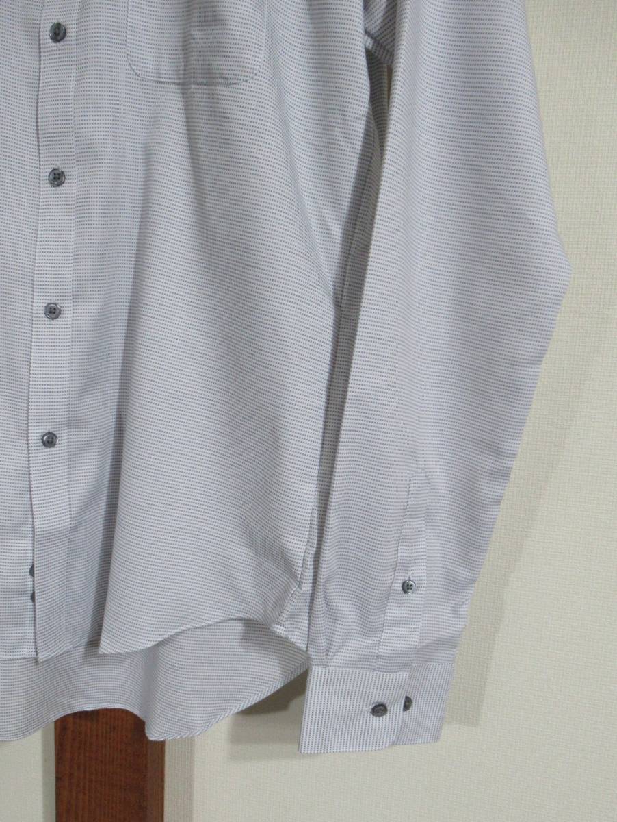 未使用品★LES MUES/レミュー◎シャツ レギュラーカラー 織り柄 Easy Iron イージーアイロン 山喜株式会社の画像4