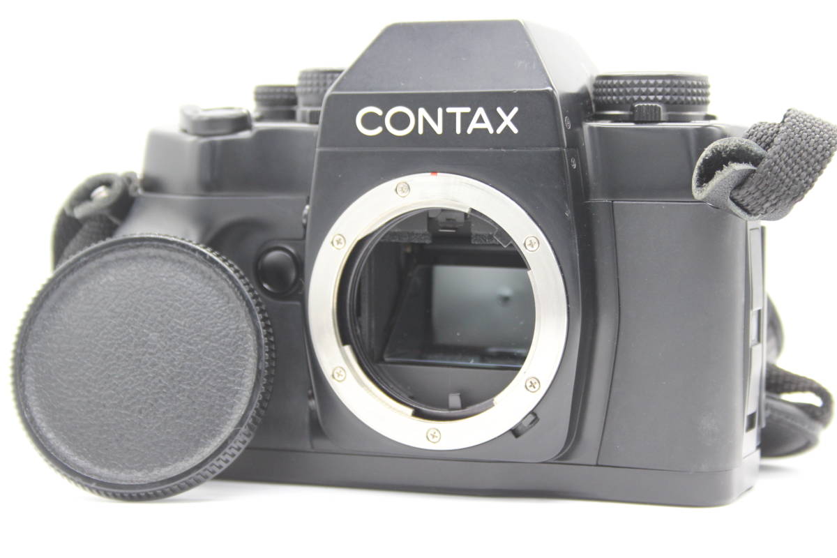 【返品保証】 コンタックス Contax RX ブラック ボディ C9808