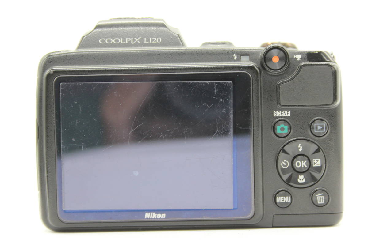 【返品保証】 【便利な単三電池で使用可】ニコン Nikon Coolpix L120 Nikkor 21x Wide コンパクトデジタルカメラ C9829_画像4