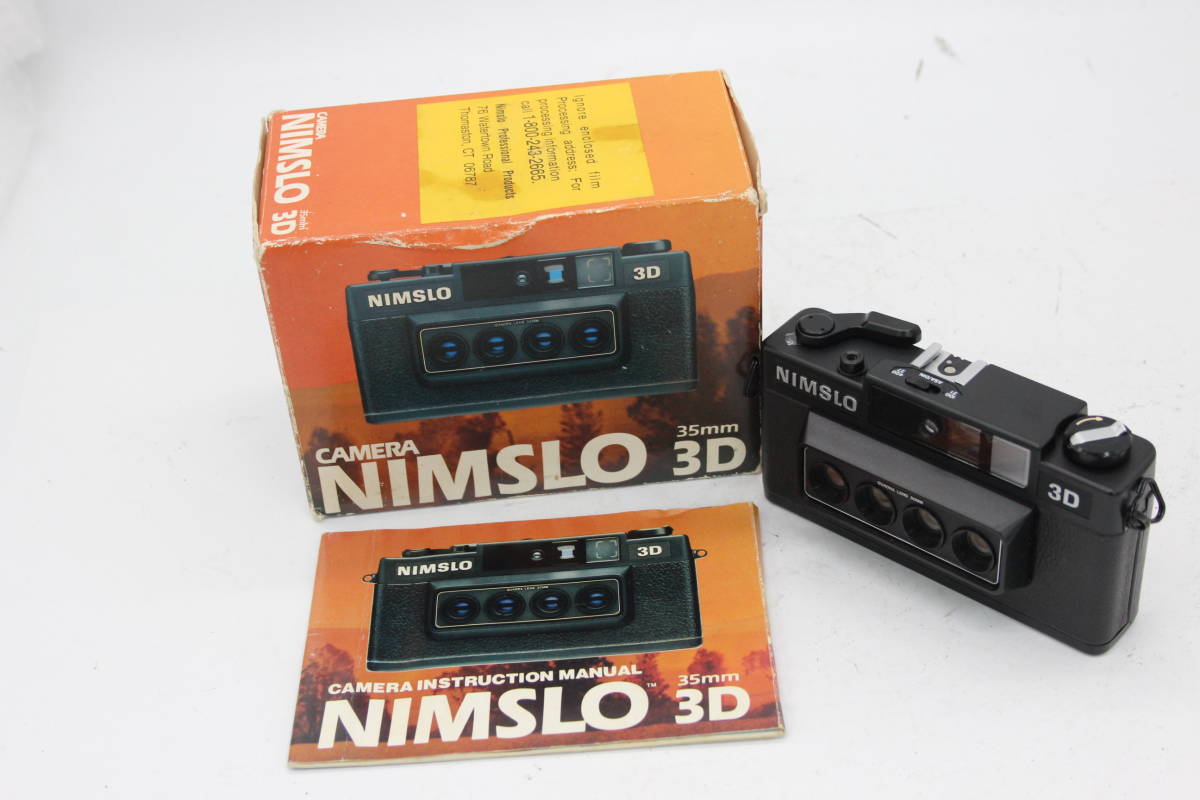 【返品保証】 【元箱付き】NIMSLO QUADRA LENS 30mm 3Dカメラ カメラ C9831_画像1