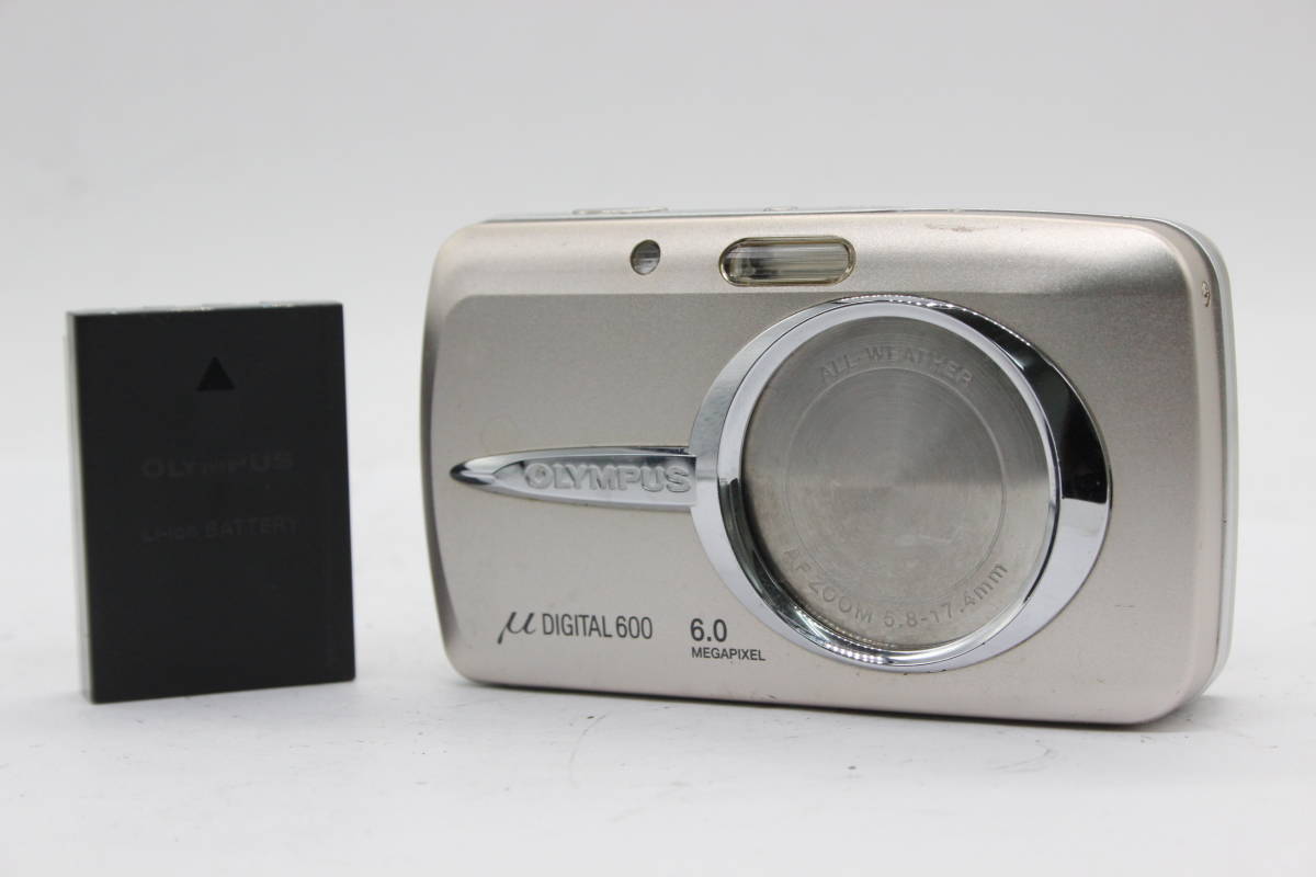 【返品保証】 オリンパス Olympus μ Digital 600 AF 3x バッテリー付き コンパクトデジタルカメラ C9898