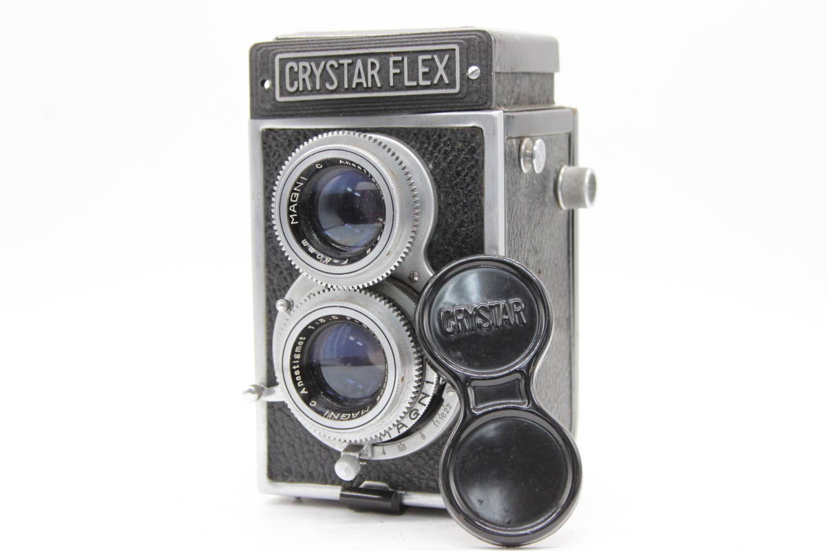 【訳あり品】 CRYSTAR FLEX MAGNI C ANASTIGMAT 80mm F3.5 二眼カメラ C9954_画像1