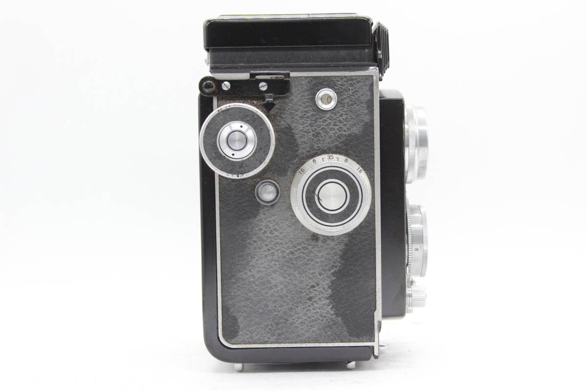 【訳あり品】 ELMOFLEX olympus Zuiko F.C. 7.5cm F3.5 二眼カメラ C9962_画像5