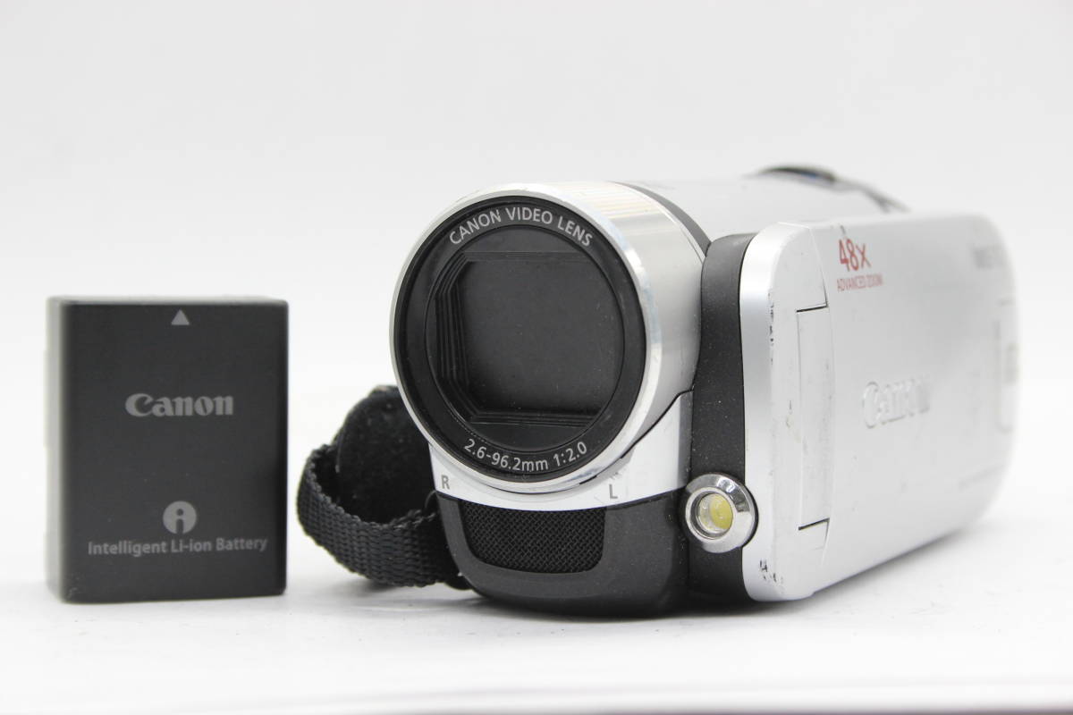 【返品保証】 【録画確認済み】キャノン Canon ivis FS21 48x バッテリー付き ビデオカメラ C9987_画像1