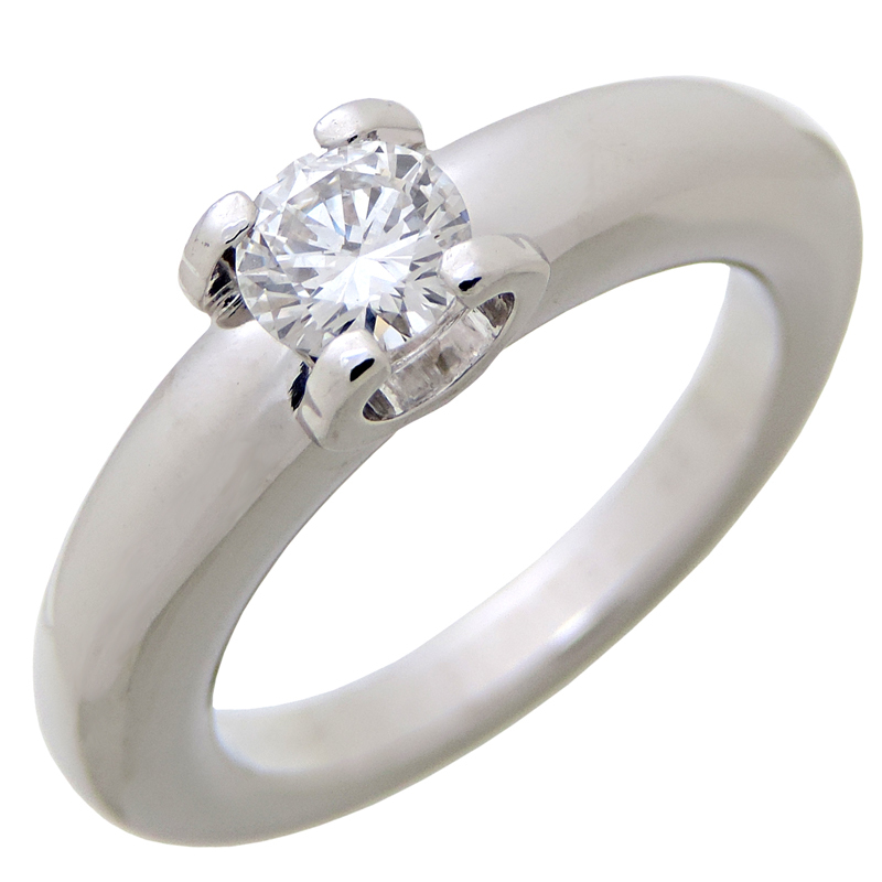 高価値セリー 750ホワイトゴールド リング・指輪 #48 ダイヤモンド