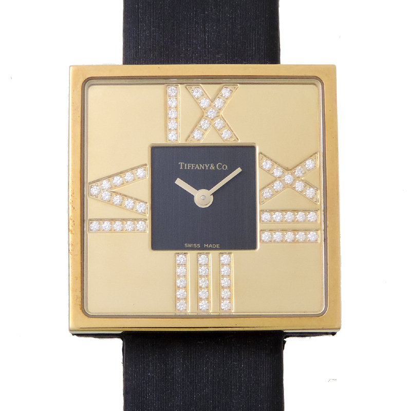 ［銀座店］TIFFANY&Co. ティファニー アトラス カクテル スクエア ダイヤモンド Z1950.10.50E10A40E 腕時計 レディース DH76519