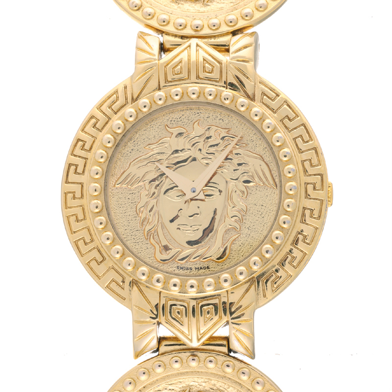 ［飯能本店］Gianni Versace ジャンニ・ヴェルサーチ コイン 7008002 腕時計 レディース・メンズ DH73674_画像1