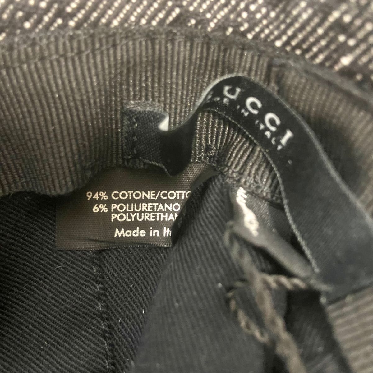 GUCCI グッチ GG柄 帽子 バケハ ブラック