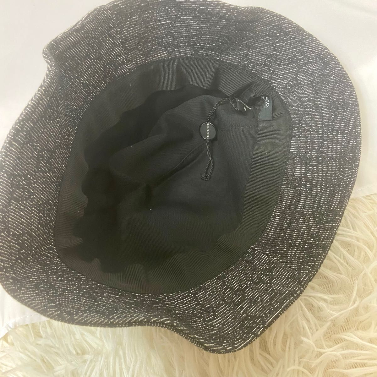 GUCCI グッチ GG柄 帽子 バケハ ブラック|PayPayフリマ