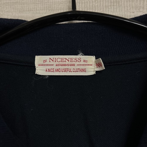 NICENESS ナイスネス NN-J3313 GRATEFUL size M ネイビー【中目黒t08】_画像3