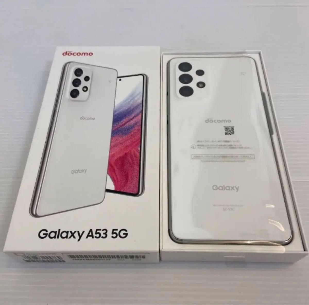 新品同様！Galaxy A53 5G オーサムホワイト 128GB SIMフリー-